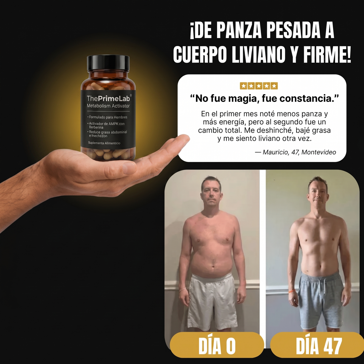 Theprimelabs® - Recuperá un aspecto firme y masculino.